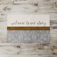 Welcome to Our Story Floor Mat