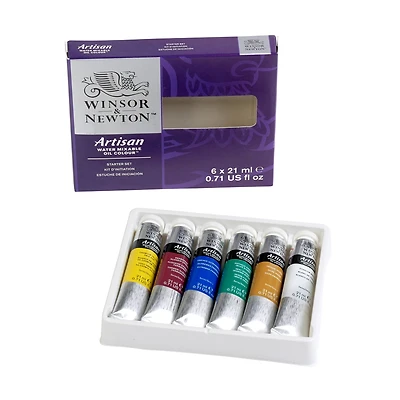 Winsor & Newton™ Artisan Water Mixable Oil Colour™ 6 Color Starter Set