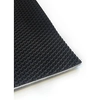 FloorPops Bones Black & White Washable Felt Floor Mat, 18" x 30"