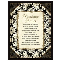 Marriage Prayer Wood Framed Art