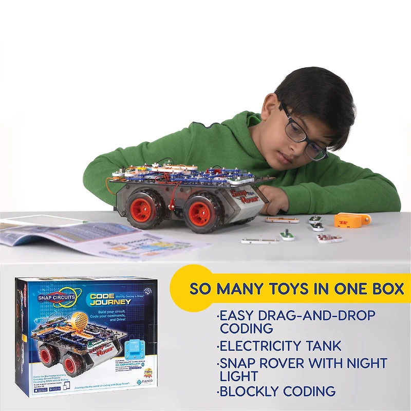 Snap Circuits® Code Journey Build Your Circuit STEM Building Toy