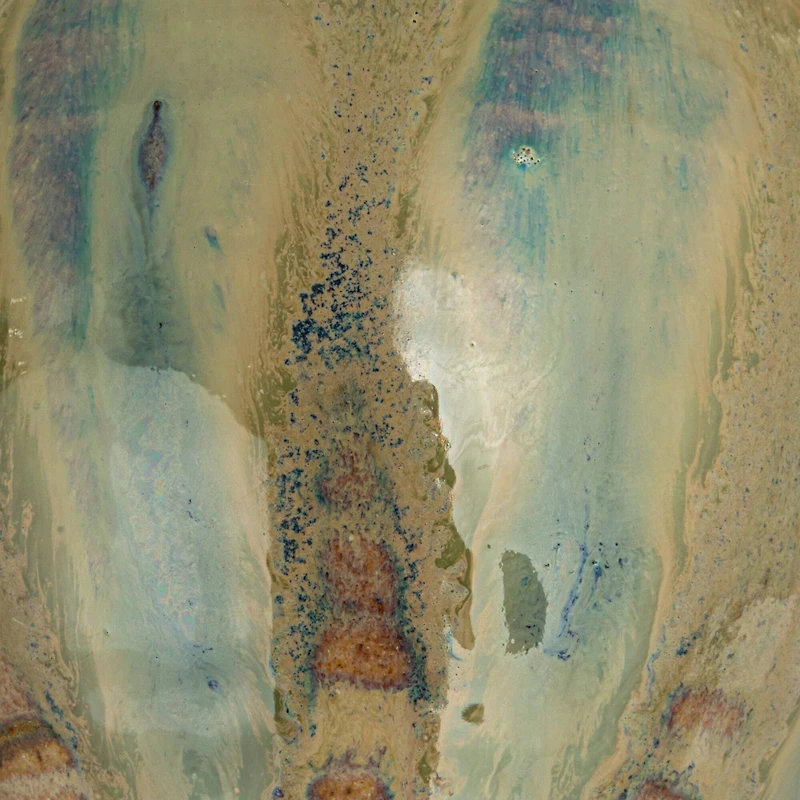 Hello Honey® 12oz. Green & Blue Geometric Stoneware Mug Set