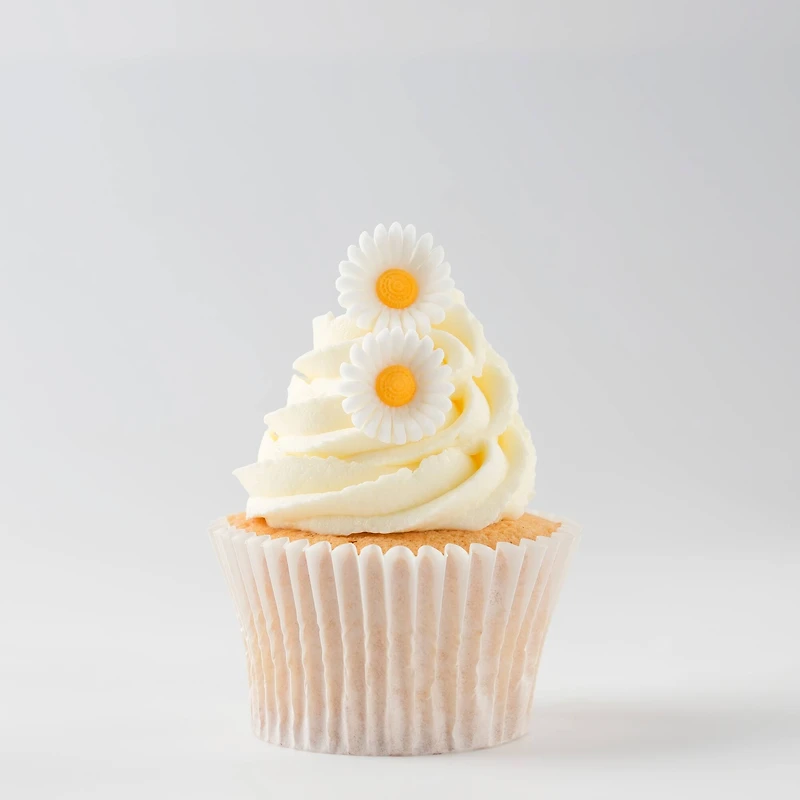 PME Cake Sweet Street® White Daisy Icing Decorations