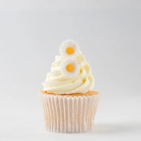 PME Cake Sweet Street® White Daisy Icing Decorations