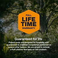 Fiskars® 6" Non-Stick Micro-Tip® Pruning Snips