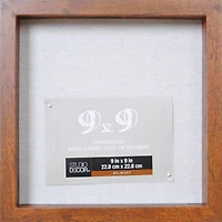 8 Pack: Honey Belmont 9" x 9" Shadowbox by Studio Décor®
