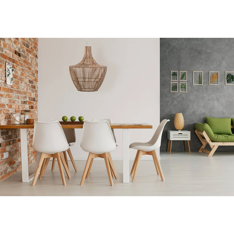 Hello Honey® Round Wicker Pendant Light