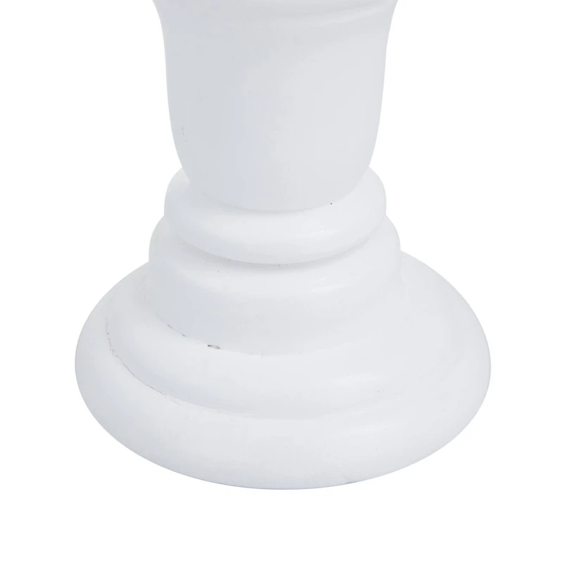 White Wood French Country Candle holder 10",8",6