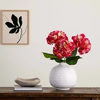 30" Pink Hydrangea Flower Stems, 3ct.