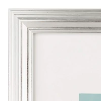Aspect 8" x 10" Silver Narrow Frame with Mat by Studio Décor®