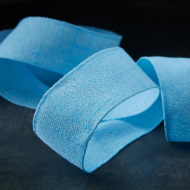 1.5" x 3yd. Linen Wired Ribbon by Celebrate It