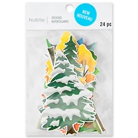 Tree & Mountain Die Cut Stickers by Recollections™