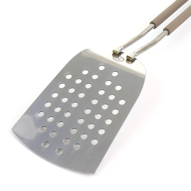 Martha Stewart Gray Stainless Steel Slotted Spatula
