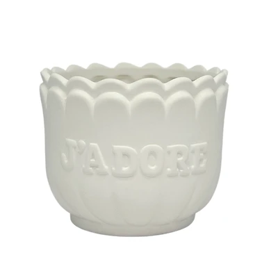 5.75" J'Adore DIY Ceramic Flower Vase by Make Market®