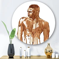 Designart - Handsome African Man Portrait On White II