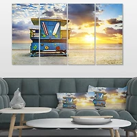 Designart - Miami South Beach Sunrise