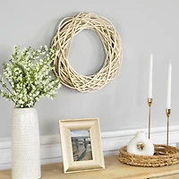 15" Unlit Natural Weeping Willow Spring Twig Wreath