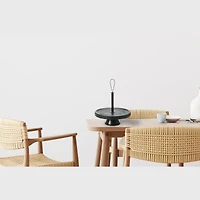 Hello Honey® 15" Black Elegant Modern Tray