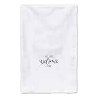 All Are Welcome 16" x 25" Tea Towel Set of 2