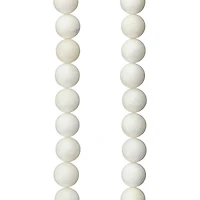 White Shell Round Beads, 8mm by Bead Landing™