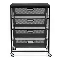 Metro 4-Drawer Rolling Cart by Simply Tidy