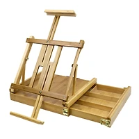 Art Alternatives Bamboo Ravenna Tabletop Sketch Box Easel