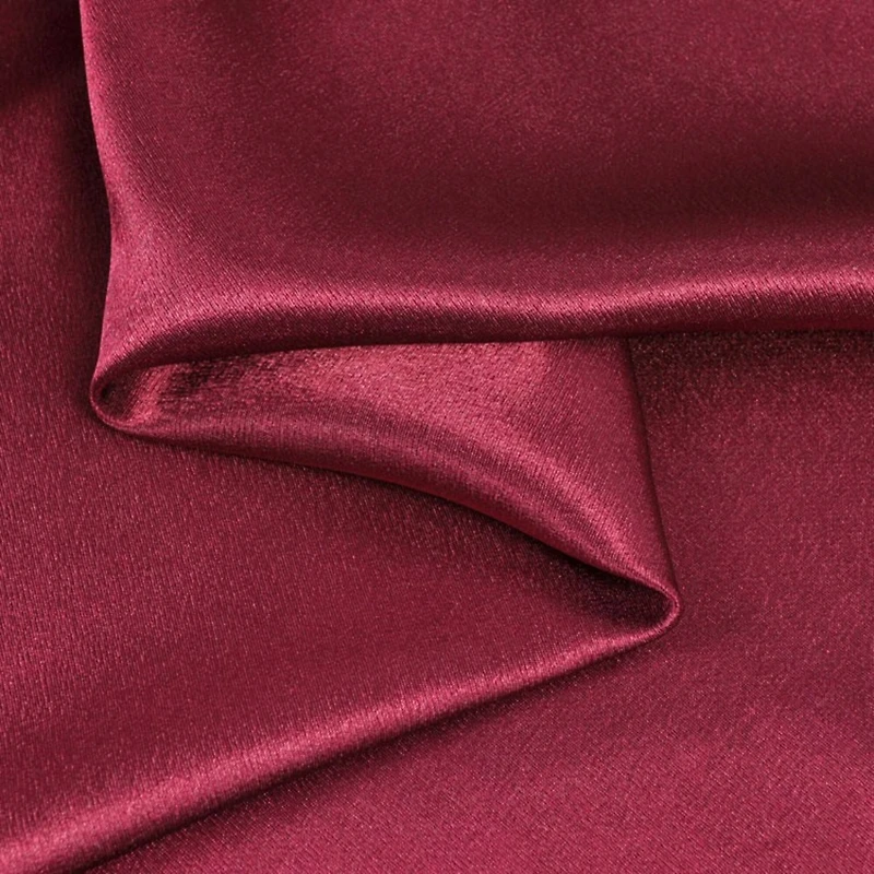 Burgundy Crepe Back Satin
