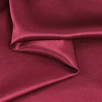 Burgundy Crepe Back Satin