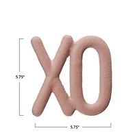 Hello Honey® 5.75" Pink Chic XO Cast Metal Trivet