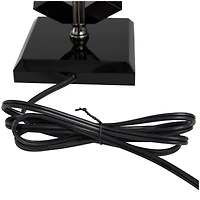 Black Crystal Geometric Diamond Inspired Table Lamp