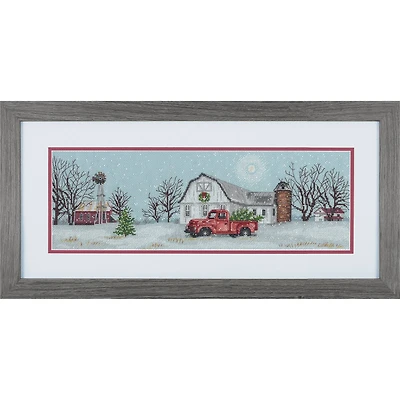 Dimensions® Winter Farm Counted Cross Stitch Kit
