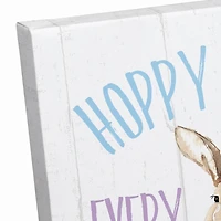 Hoppy Easter Every Bunny 11" x 14" Canvas Wall Art