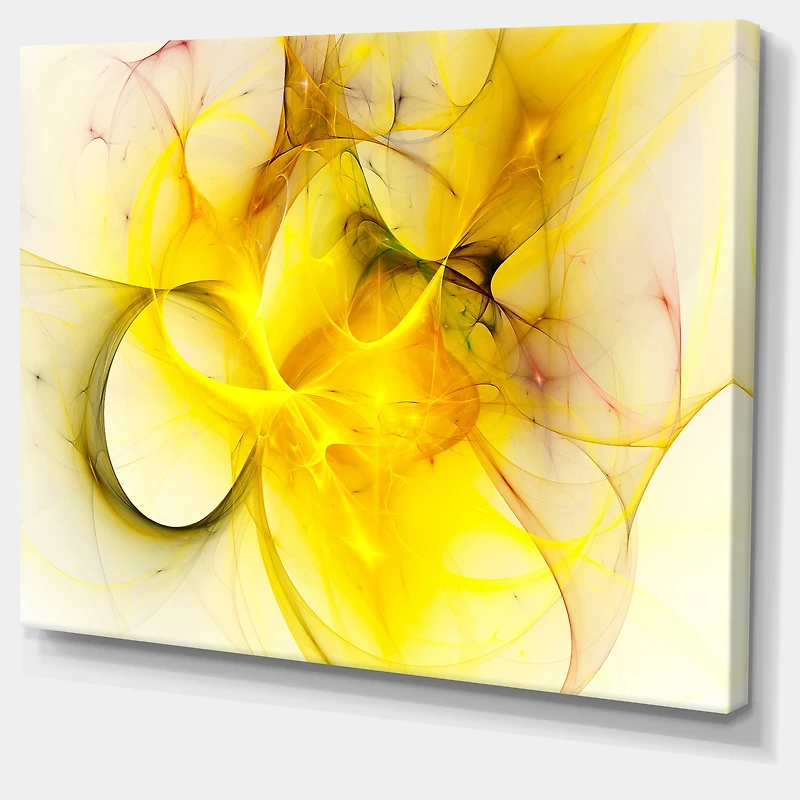 Designart - Light Yellow Nebula Star