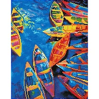 Diamond Dotz® Blue Bay Intermediate Blue Bay Diamond Painting Kit