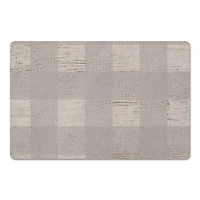 Gray Buffalo Check Floor Mat