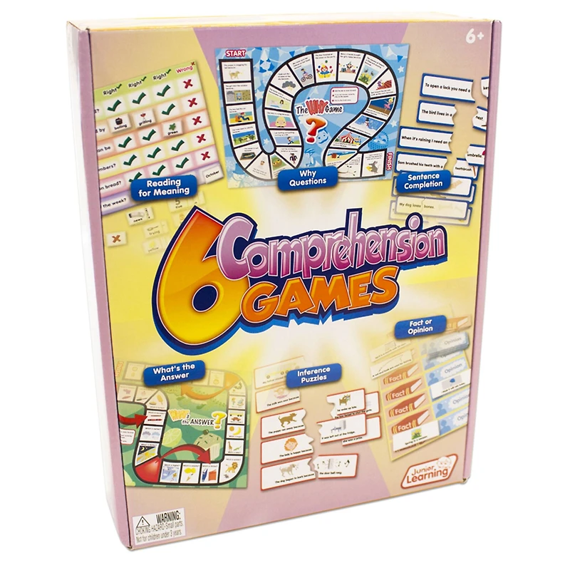 Junior Learning® 6 Comprehension Games