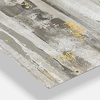 Designart The Modern Gray Forest III Multipanel Wall Clock