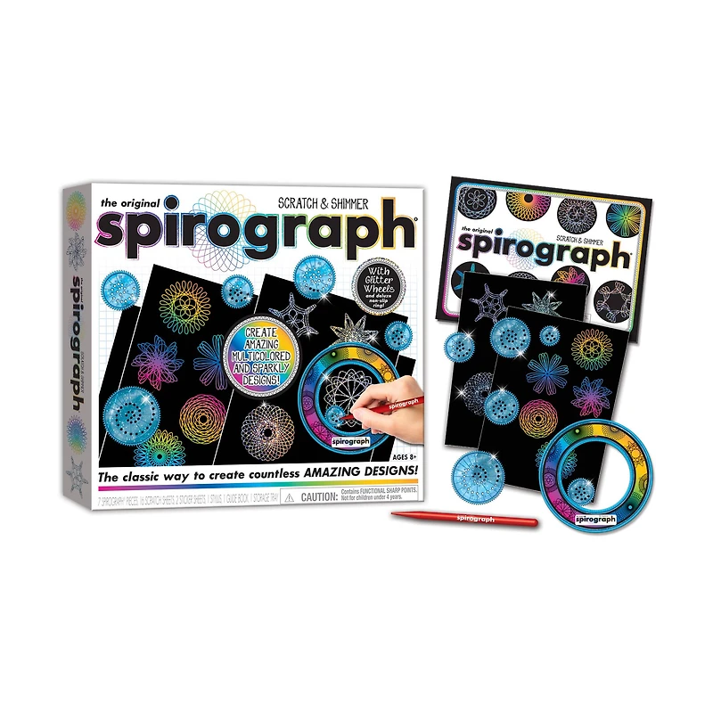 Spirograph Scratch & Shimmer