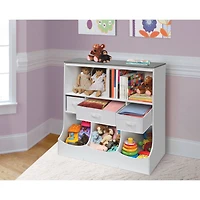 Badger Basket Combo Bin Storage Unit With Three Baskets