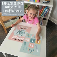 Hadley Designs 11" x 14" Boho Science Bulletin Board Classroom Décor Posters Set