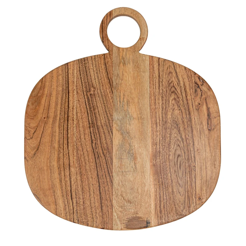 Hello Honey® 15.75" Natural Oval Handled Acacia Wood Cheese & Cutting Board