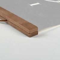 I Will Love You Forever and a Day Teak Hanging Canvas