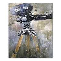 Camera Painting 16" x 20" Canvas Wall Art