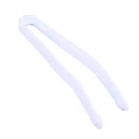 6" White Candy Dip Tongs by Makery™