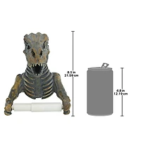 8.5" T. Rex Dinosaur Skeleton Bathroom Toilet Paper Holder