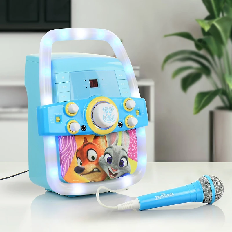 Zootopia Flashing Light Karaoke Machine