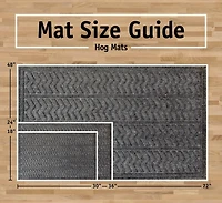 DII® Dark Gray Chevron Hog Mat