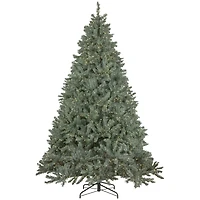 7.5ft. Pre-Lit Full Spruce Artificial Christmas Tree, Clear LED Lights