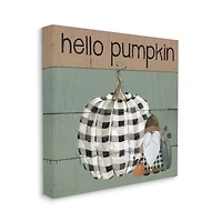 Stupell Industries Hello Pumpkin with Gnome Wall Art
