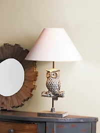 21.5" Owl Lamp
